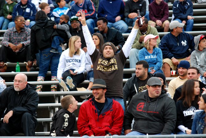 Shots from Western Michigan's 38-31 victory over UConn - Oct 1, 2011. Photos by Sean Patrick Duross.