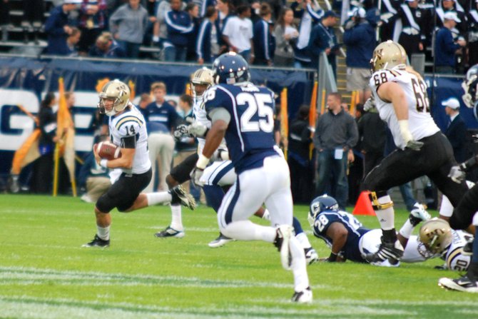 Shots from Western Michigan's 38-31 victory over UConn - Oct 1, 2011. Photos by Sean Patrick Duross.