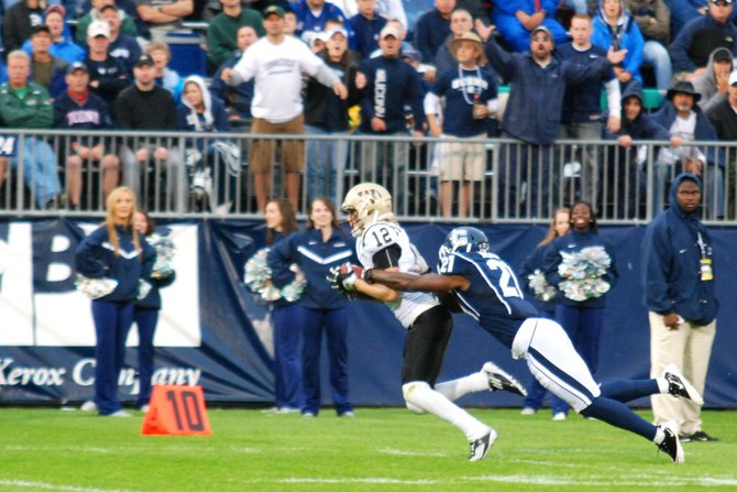 Shots from Western Michigan's 38-31 victory over UConn - Oct 1, 2011. Photos by Sean Patrick Duross.