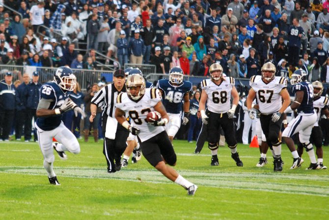 Shots from Western Michigan's 38-31 victory over UConn - Oct 1, 2011. Photos by Sean Patrick Duross.