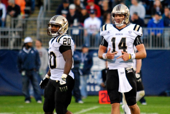 Shots from Western Michigan's 38-31 victory over UConn - Oct 1, 2011. Photos by Sean Patrick Duross.