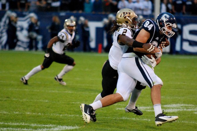 Shots from Western Michigan's 38-31 victory over UConn - Oct 1, 2011. Photos by Sean Patrick Duross.