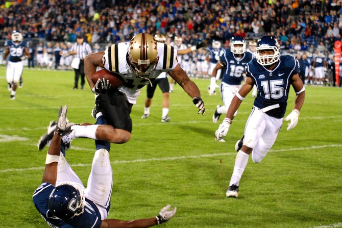 Shots from Western Michigan's 38-31 victory over UConn - Oct 1, 2011. Photos by Sean Patrick Duross.