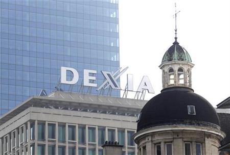 The logo of Belgian-French bank Dexia is seen in central Brussels The logo of Belgian-French bank Dexia is seen in central Brussels