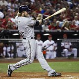 Milwaukee Brewers' Hart hits a solo home run against Arizona Diamondbacks during their MLB Divisional League Series playoffs in Phoenix Milwaukee Brewers' Hart hits a solo home run against Arizona Diamondbacks during their MLB Divisional League Series playoffs in Phoenix