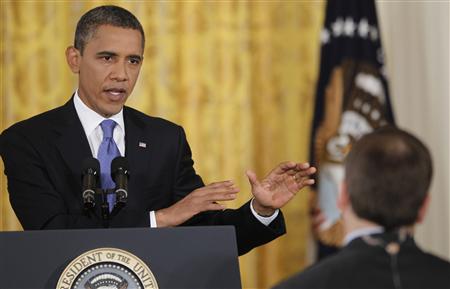 President Barack Obama during a news conference at the White House in Washington President Barack Obama during a news conference at the White House in Washington