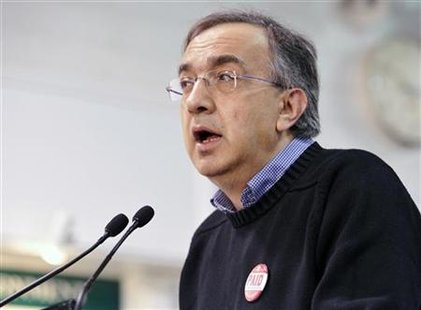 Sergio Marchionne speaks during a news conference at the Chrysler Casting Plant in Etobicoke Sergio Marchionne speaks during a news conference at the Chrysler Casting Plant in Etobicoke