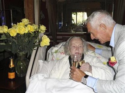 Actress Zsa Zsa Gabor and her husband Frederic Prinz von Anhalt celebrate his 68th birthday in this June 18, 2011 publicity photo released t Actress Zsa Zsa Gabor and her husband Frederic Prinz von Anhalt celebrate his 68th birthday in this June 18, 2011 publicity photo released t