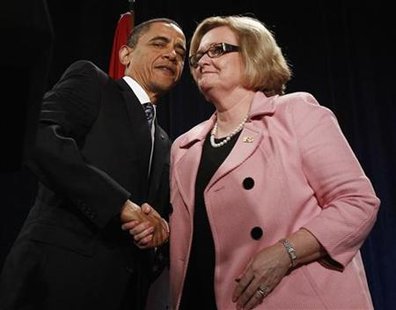 President Barack Obama arrives to speak at a fundraising dinner for U.S. Senator Claire McCaskill in St. Louis President Barack Obama arrives to speak at a fundraising dinner for U.S. Senator Claire McCaskill in St. Louis