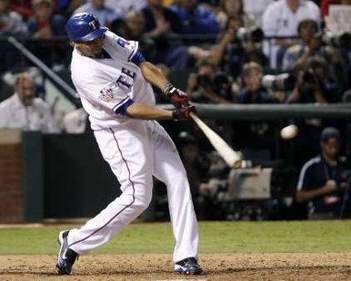 Texas Rangers OF Nelson Cruz REUTERS/Mike Segar Texas Rangers OF Nelson Cruz REUTERS/Mike Segar