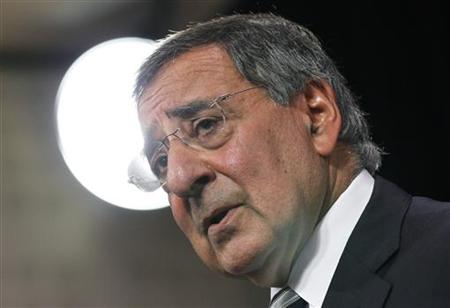 Secretary of Defense Leon Panetta addresses a news conference during a NATO defence ministers meeting at the Alliance headquarters in Brusse Secretary of Defense Leon Panetta addresses a news conference during a NATO defence ministers meeting at the Alliance headquarters in Brusse