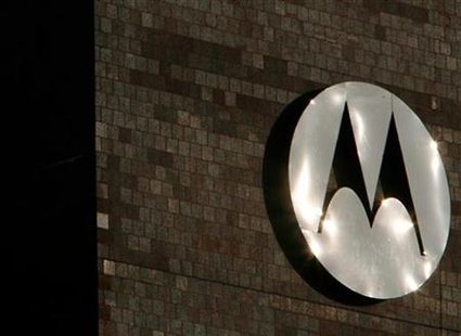 The Motorola logo is seen on the companies corporate headquarters in Schaumberg Illinois The Motorola logo is seen on the companies corporate headquarters in Schaumberg Illinois