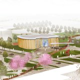 Artist rendering of the Kruizenga Art Museum (courtesy Hope College)