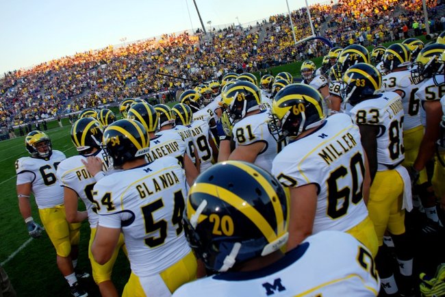Shots form Michigans 42-24 win at Northwestern October 8, 2011.  Photos by Sean Patrick Duross.