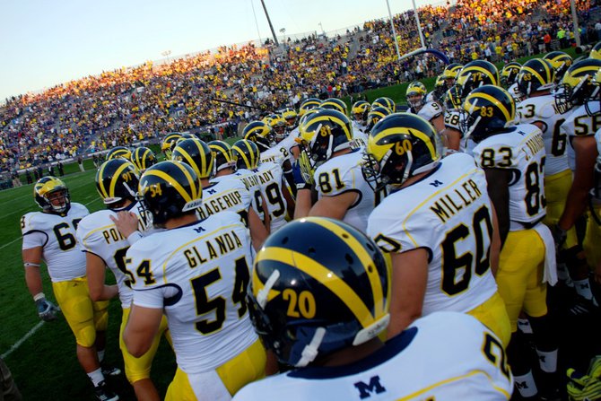 Shots form Michigans 42-24 win at Northwestern October 8, 2011. Photos by Sean Patrick Duross.