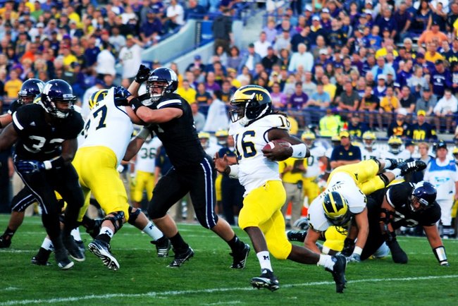 Shots form Michigans 42-24 win at Northwestern October 8, 2011.  Photos by Sean Patrick Duross.