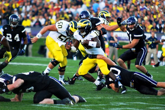 Shots form Michigans 42-24 win at Northwestern October 8, 2011. Photos by Sean Patrick Duross.