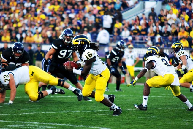 Shots form Michigans 42-24 win at Northwestern October 8, 2011. Photos by Sean Patrick Duross.