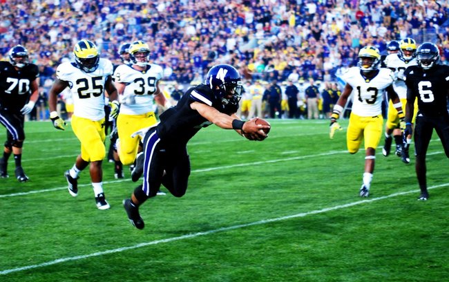 Shots form Michigans 42-24 win at Northwestern October 8, 2011.  Photos by Sean Patrick Duross.