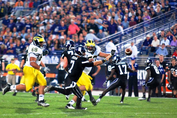 Shots form Michigans 42-24 win at Northwestern October 8, 2011. Photos by Sean Patrick Duross.