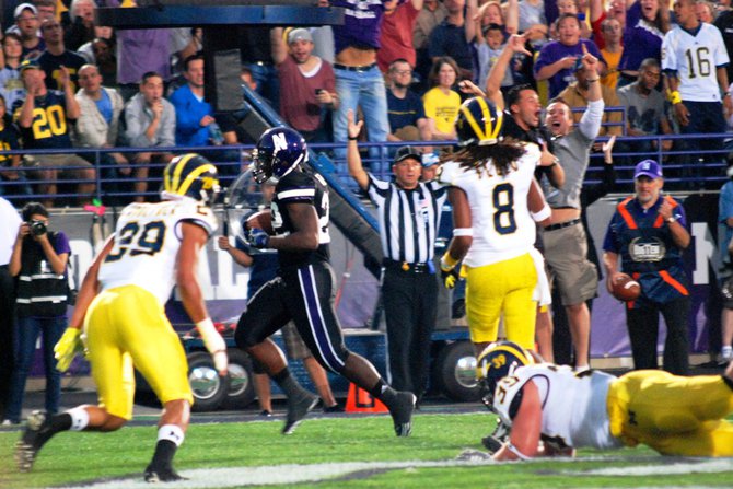Shots form Michigans 42-24 win at Northwestern October 8, 2011. Photos by Sean Patrick Duross.