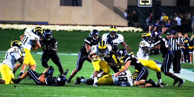 Shots form Michigans 42-24 win at Northwestern October 8, 2011.  Photos by Sean Patrick Duross.