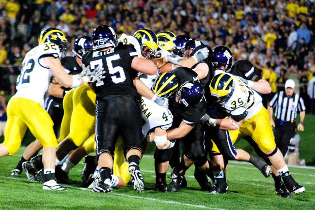 Shots form Michigans 42-24 win at Northwestern October 8, 2011.  Photos by Sean Patrick Duross.