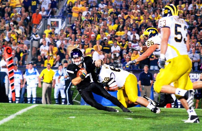 Shots form Michigans 42-24 win at Northwestern October 8, 2011.  Photos by Sean Patrick Duross.