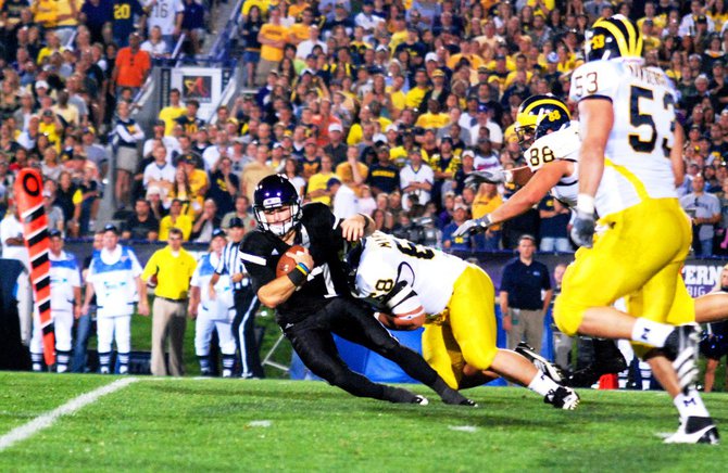 Shots form Michigans 42-24 win at Northwestern October 8, 2011. Photos by Sean Patrick Duross.