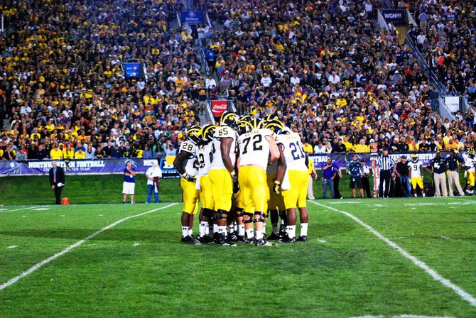 Shots form Michigans 42-24 win at Northwestern October 8, 2011. Photos by Sean Patrick Duross.