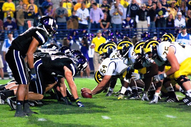 Shots form Michigans 42-24 win at Northwestern October 8, 2011.  Photos by Sean Patrick Duross.