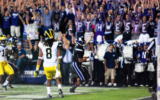 Shots form Michigans 42-24 win at Northwestern October 8, 2011. Photos by Sean Patrick Duross.