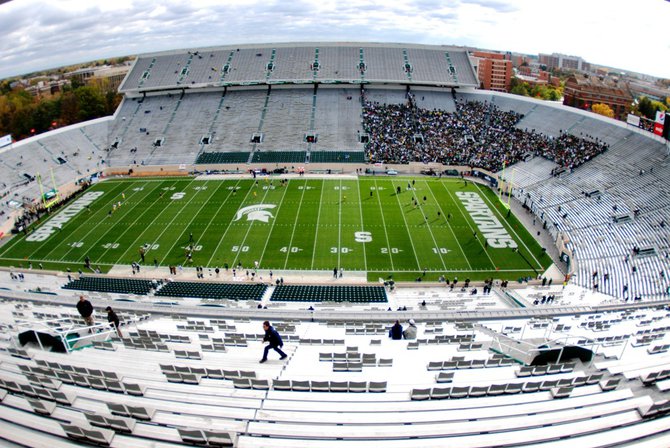 Photos from Michigan State's 28-14 win over Michigan - Oct 15, 2011. Photos by Sean Patrick Duross.