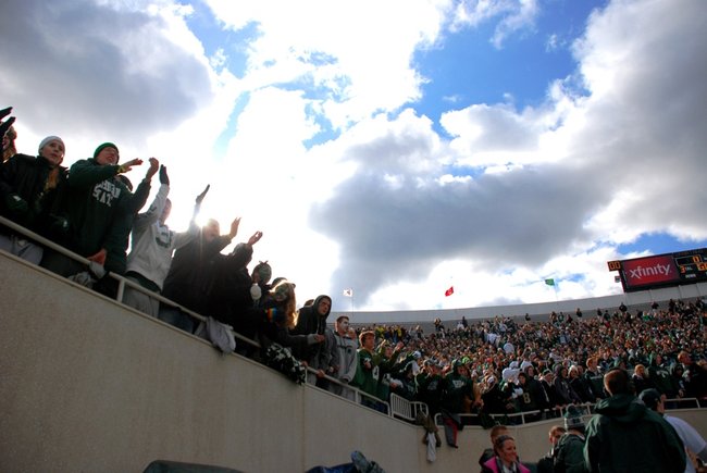 Photos from Michigan State's 28-14 win over Michigan - Oct 15, 2011.  Photos by Sean Patrick Duross.