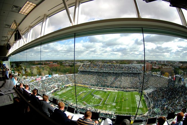 Photos from Michigan State's 28-14 win over Michigan - Oct 15, 2011.  Photos by Sean Patrick Duross.