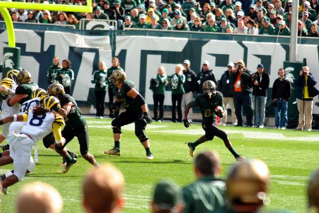 Photos from Michigan State's 28-14 win over Michigan - Oct 15, 2011.  Photos by Sean Patrick Duross.