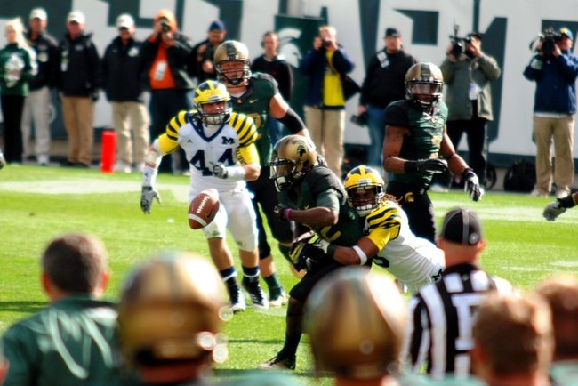 Photos from Michigan State's 28-14 win over Michigan - Oct 15, 2011.  Photos by Sean Patrick Duross.