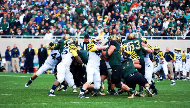 Photos from Michigan State's 28-14 win over Michigan - Oct 15, 2011.  Photos by Sean Patrick Duross.