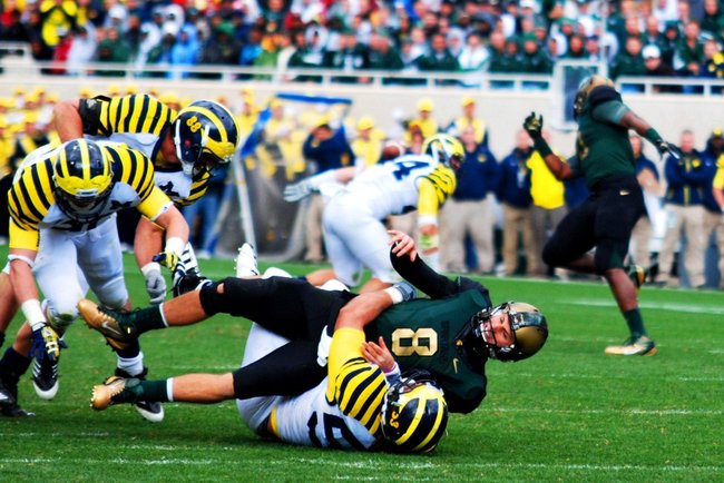 Photos from Michigan State's 28-14 win over Michigan - Oct 15, 2011.  Photos by Sean Patrick Duross.