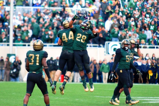 Photos from Michigan State's 28-14 win over Michigan - Oct 15, 2011.  Photos by Sean Patrick Duross.