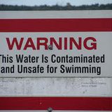 water contamination sign