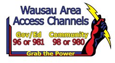 The logo for Wausau's Public Access stations The logo for Wausau's Public Access stations