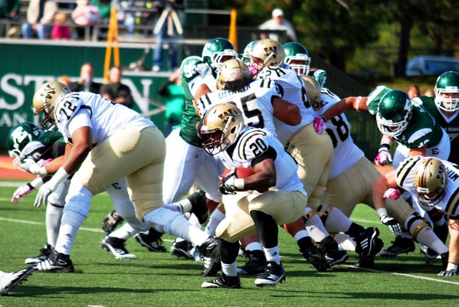 Shots from the Western Michigan's 14-10 loss at Eastern Michigan - 10/22/11.  Photos by Sean Patrick Duross.