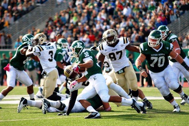 Shots from the Western Michigan's 14-10 loss at Eastern Michigan - 10/22/11.  Photos by Sean Patrick Duross.