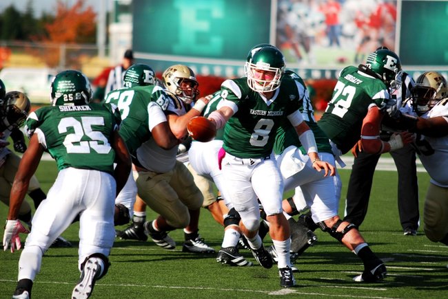 Shots from the Western Michigan's 14-10 loss at Eastern Michigan - 10/22/11.  Photos by Sean Patrick Duross.
