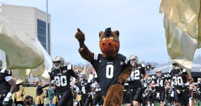 The Broncos march out at Waldo Stadium. Photo courtesy of wmubroncos.com. The Broncos march out at Waldo Stadium. Photo courtesy of wmubroncos.com.