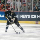 Shane Berschbach skates against Colorado in 2010