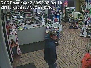 Security Camera Footage of Suspect