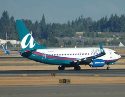 An AirTran plane (properly sized) An AirTran plane (properly sized)