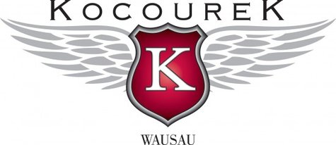 The logo for Kocourek dealerships in Wausau and the Wausau Metro The logo for Kocourek dealerships in Wausau and the Wausau Metro